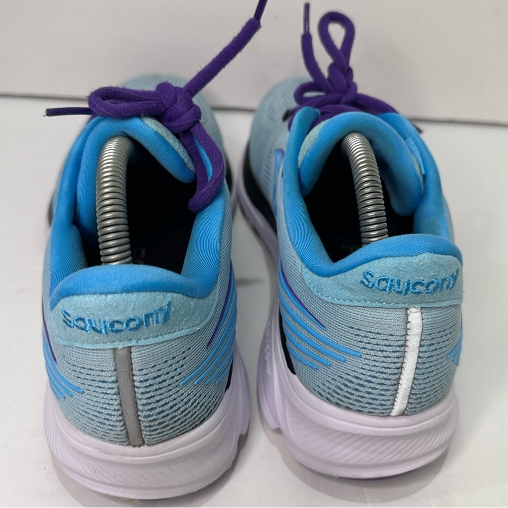 Saucony Women's Athletic Shoes - Light Blue and Purple - Picture 6 of 8